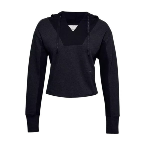 Under Armour Cropped Fleece Hoodie - Picture 6 of 10